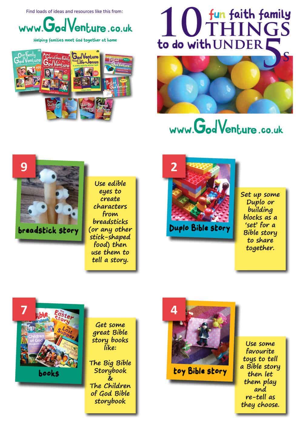10 fun family faith filled activities for under 5s leaflet April 15