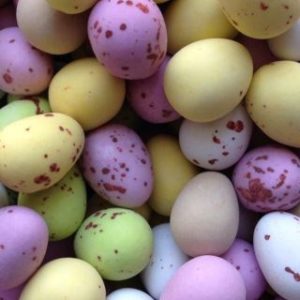 Mini egg sweets