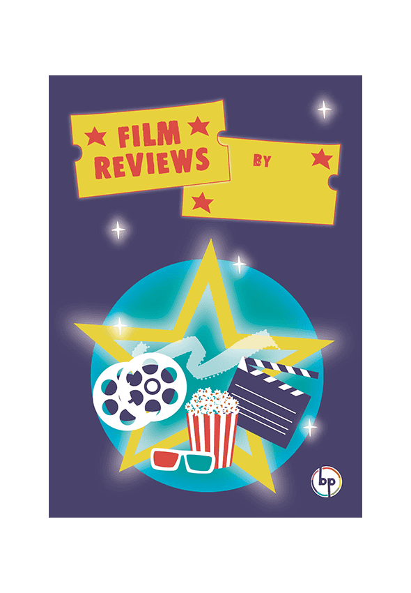 Film Review Notebook with stickers COVER